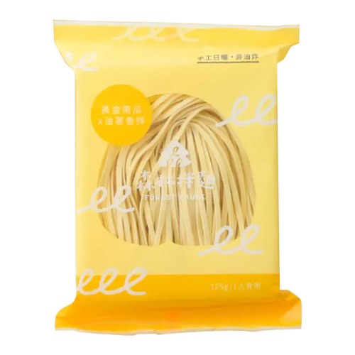 龍來吃麵-月光下的河流編織提袋 + 森林拌麵2入