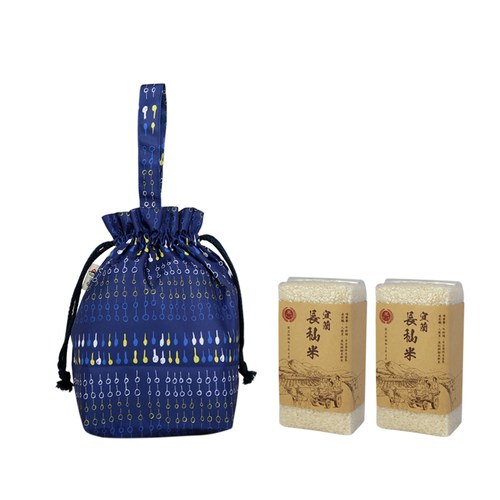 長秈米(2入)+手提束口包-生命力量的美好