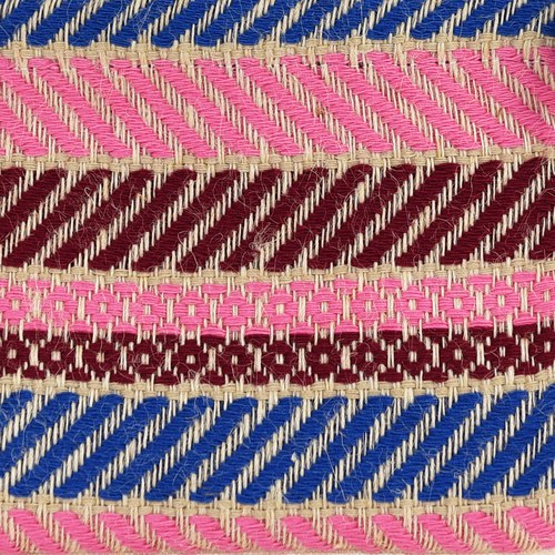 編織小提袋-幾何嘉年華
