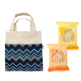 龍來吃麵-月光下的河流編織提袋 + 森林拌麵2入