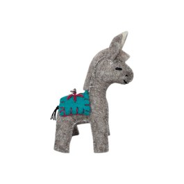 跳跳小毛驢鑰匙圈-灰色