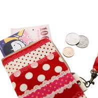 【厚棉手機袋】-甜甜蕾絲女孩