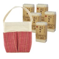 長秈米(5入)+跳色手提袋-海島夕陽