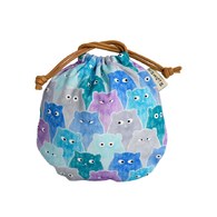 糖果貓-球型束口袋(小)