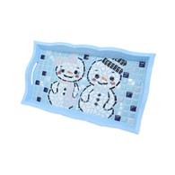 馬賽克拼貼-冬季雪人