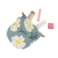 幸福爆到-花間輕語球型束口袋+爆米花 2入(口味隨機)