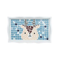 馬賽克拼貼托盤 -可愛麋鹿