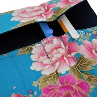 【雅緻花布藍】捲捲筆袋