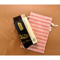金碳稻香米(1入)+紅白圖騰-小束口袋
